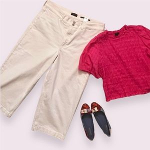 Banana Republic • Wideleg Crop Jeans